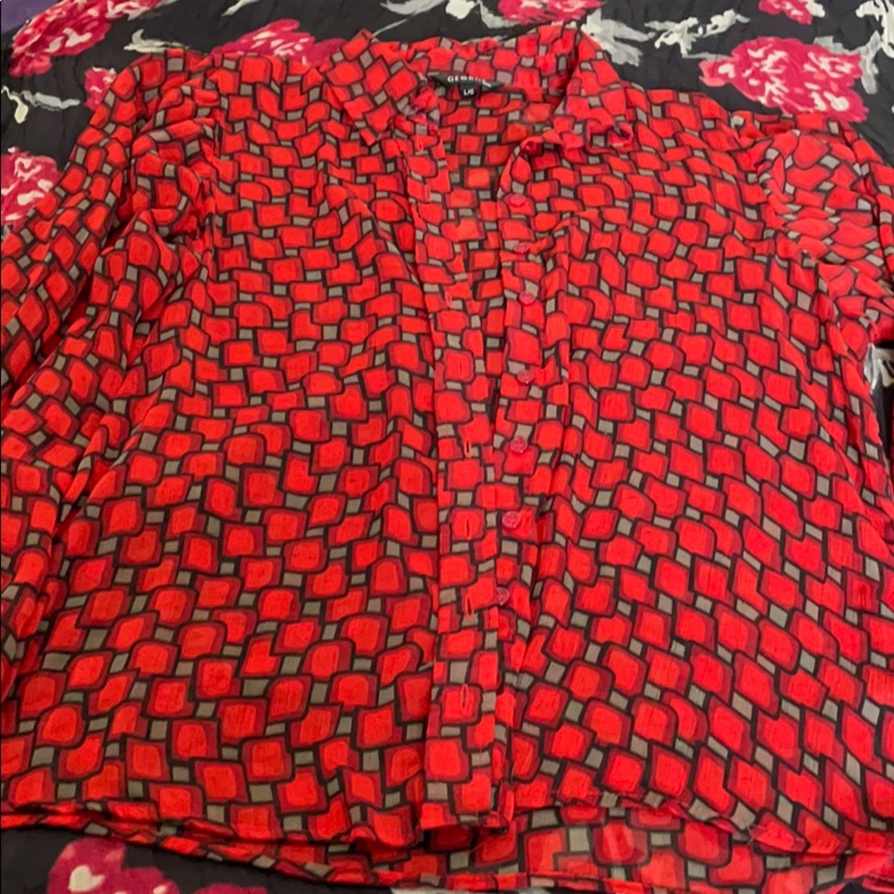 Patterned Blouse